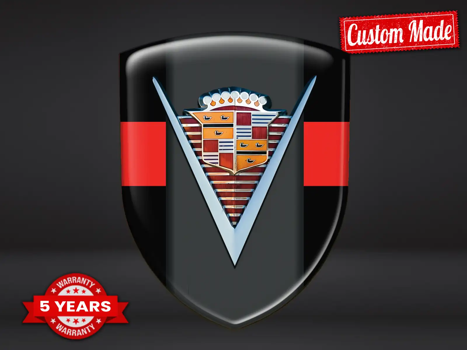 Cadillac Distintivi Auto Derapata Resistenti Premium Stile ST